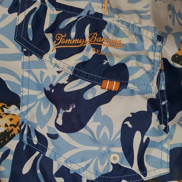 Tommy Bahama Relax Men's Floral Swim Board Shorts Size 34 - Picture 7 of 8